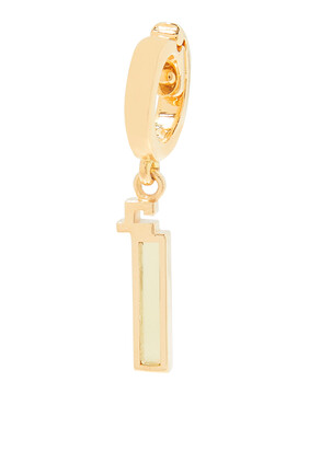 Arabic Letter A Charm, 18k Yellow Gold
